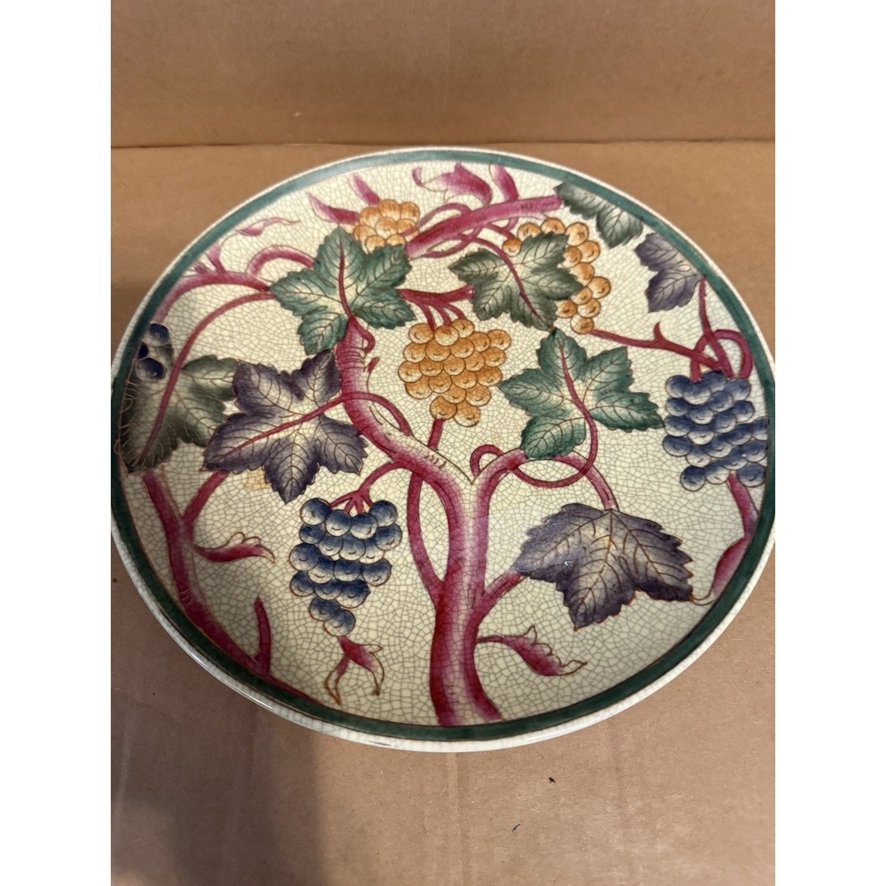 vintage Andrea by Sadek porcelain decorative plate